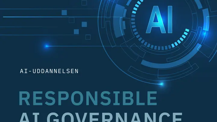 Grafik til AI-uddannelsen Responsible AI Governance and Compliance