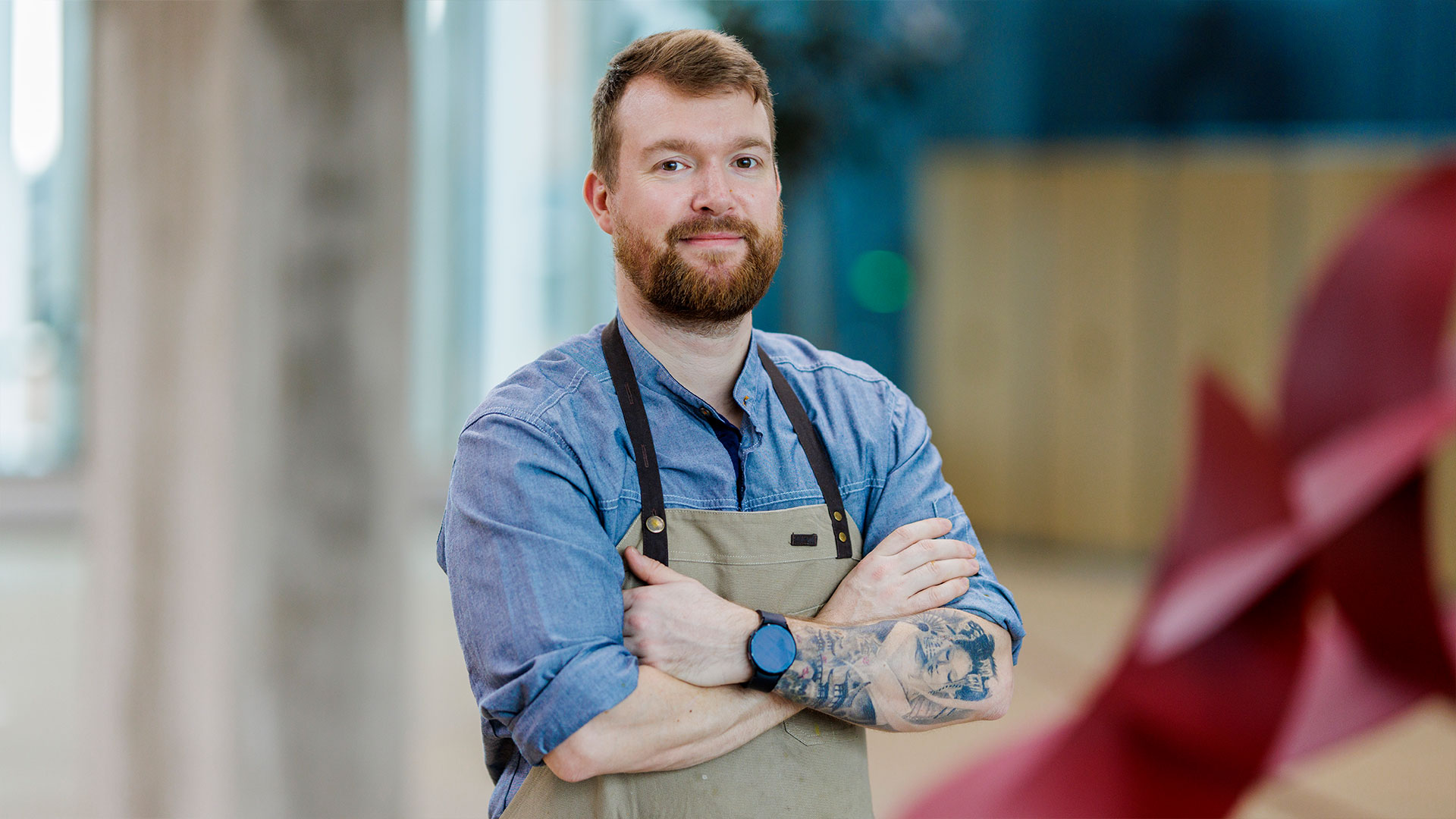 Benjamin Hodal Jensen at Poul Schmith