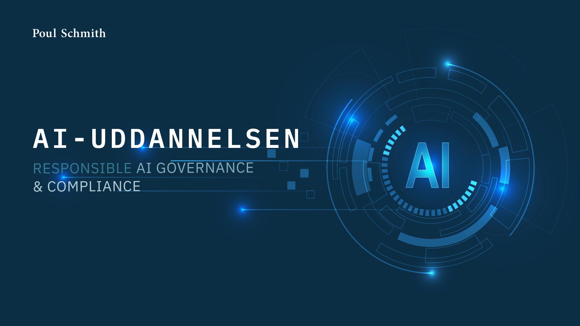 Grafik til AI-uddannelsen Responsible AI Governance and Compliance
