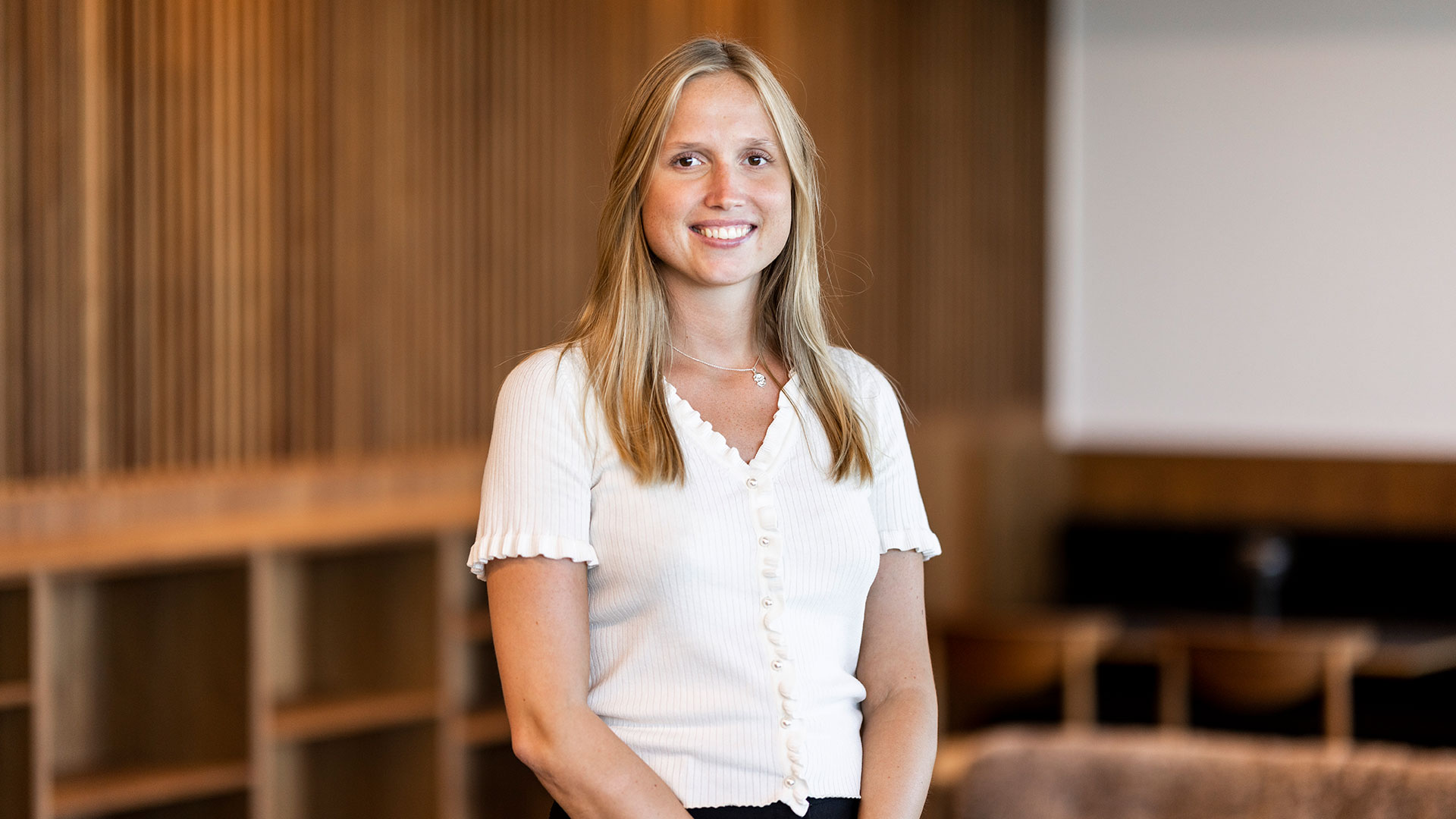 Cecilie Ebbe at Poul Schmith