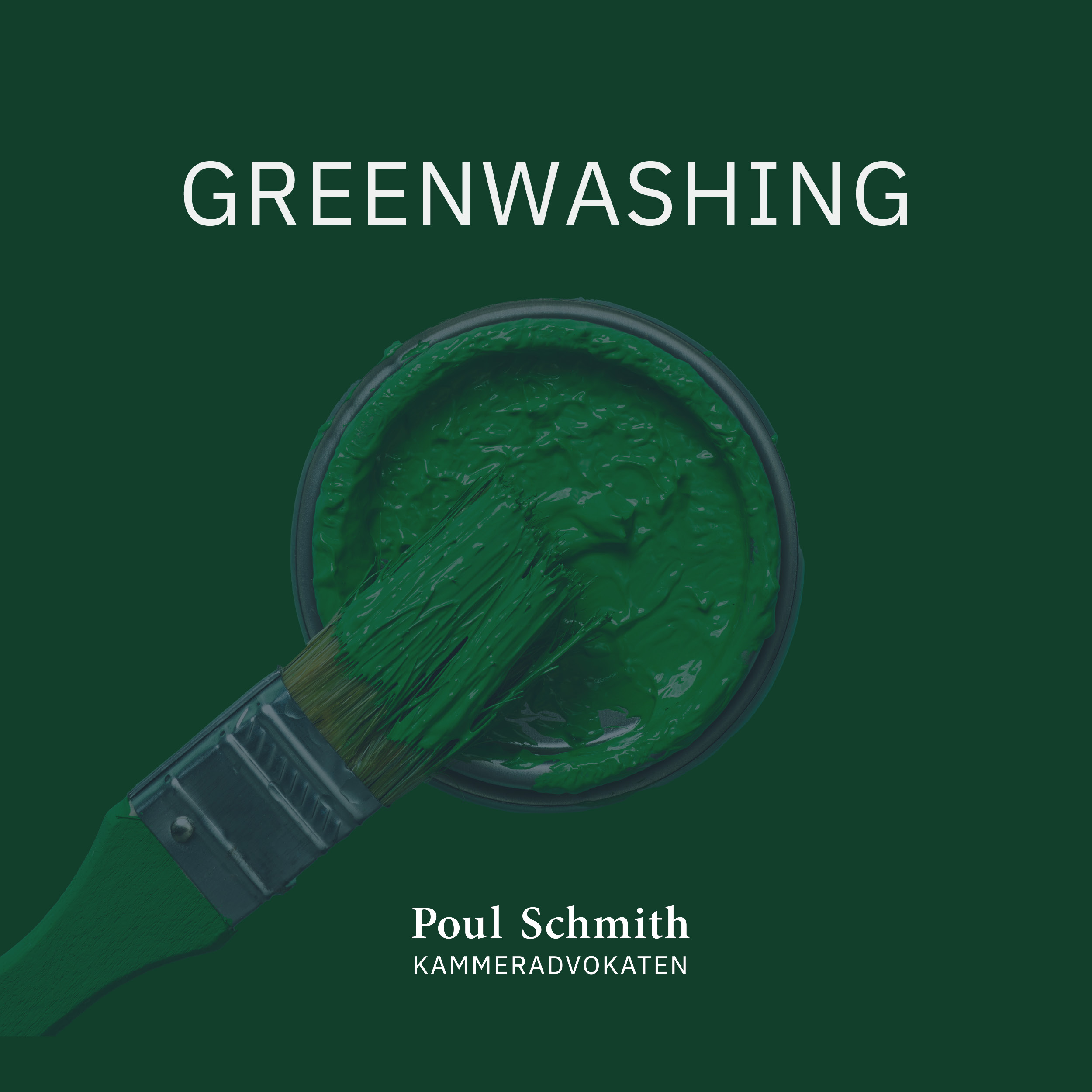 Image of green paint with text above it